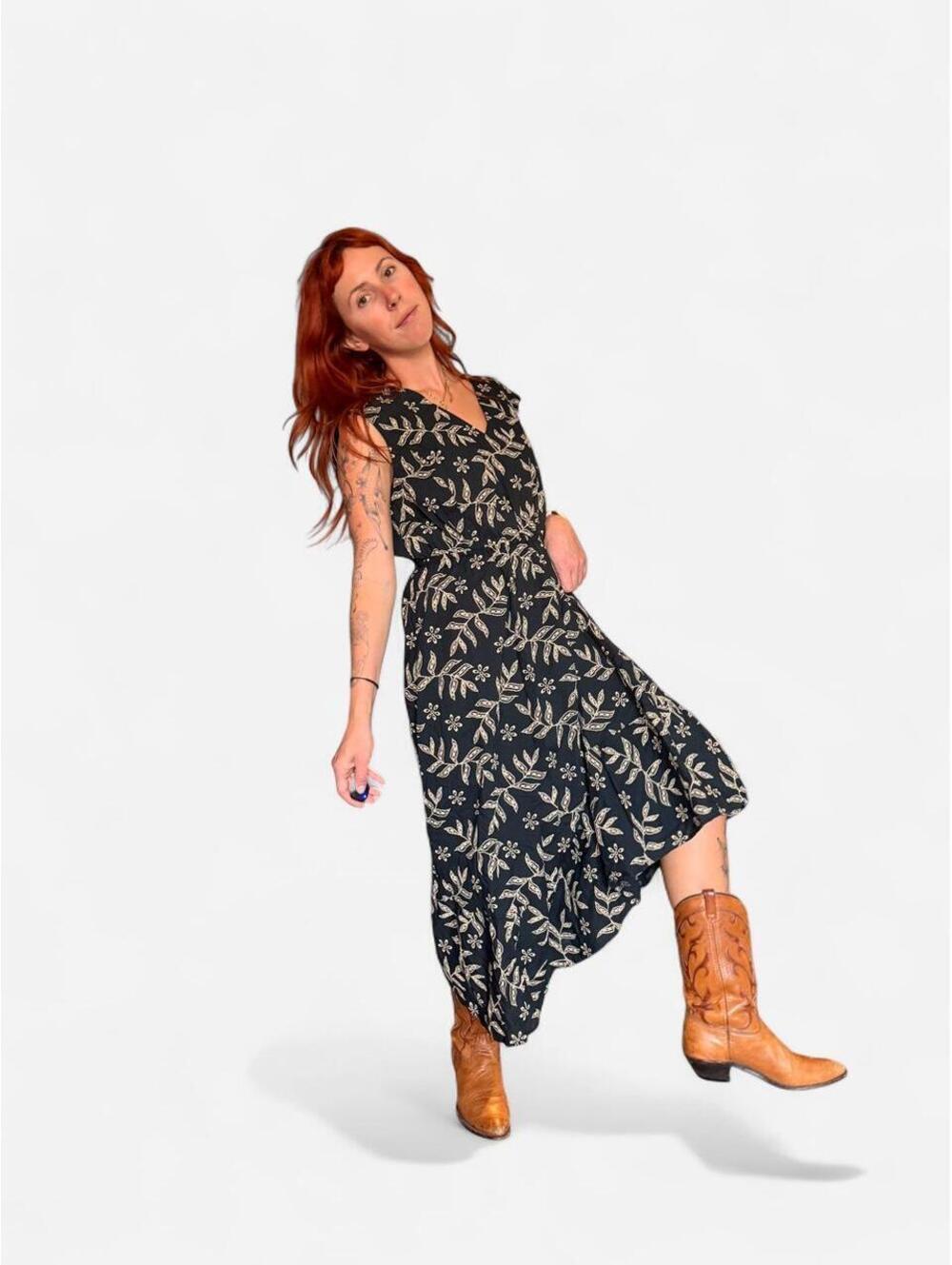 Kasper Women's Black and Multi Dress